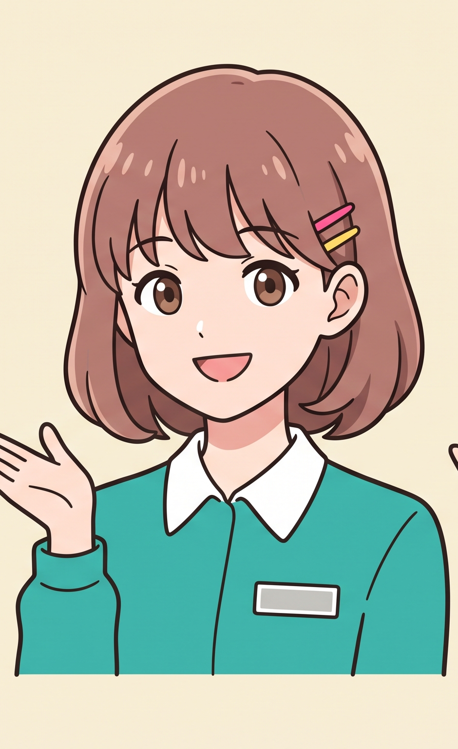 アスリンク株式会社公式キャラクター 朝日凛子