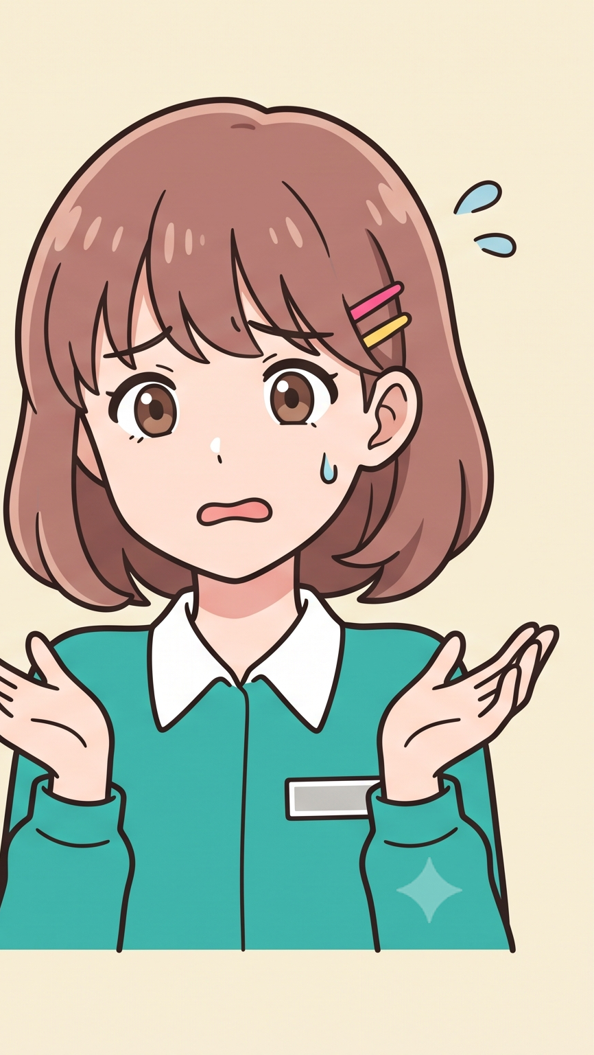 朝日凛子 困り顔